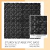 Wood Plastic Composite Deck Tiles (Set of 20), Sustainable Composite Decking Resist Rust, Water, Weather, Easy To Diy & Maintain, Ideal For Patios, Balconies, Rooftops - Light Gray - Image 10