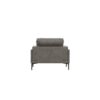 Onyx - Leather Chair - Gray - Image 4