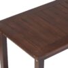 Workstation For Garden Balcony Garage, Acacia Console Potting Table - Brown - Image 11