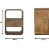 London - Nightstand - Beige Brown - Image 10