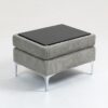 Modular Sectional Sofa Square Ottoman Module, Storage Ottoman Footrest - Gray - Image 8
