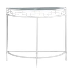 Accent Console Table For Entryway, Contemporary And Modern - White