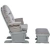 Madison - Glider And Ottoman - Gray - Image 2
