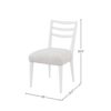 Ladderback Side Dining Chair (Set of 2) - White - Image 6