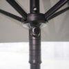 Outdoor Patio Dining Set For 4 People, Metal Patio Furniture Table And Chair Set With Umbrella - Black - Image 13