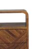 Mini Lille Curved Nightstand - Oak - Image 9
