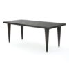 Reflect - Outdoor Dining Table With Rattan Cover - Dark Gray - Image 5