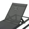 Chaise Lounge With 5 Reclining Positions, Outdoor Patio Lounge Chairs - Black / Gray - Image 14