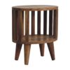 Ariella - Single Shelf Nightstand - Oak - Image 2