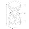 Accent Table, Square, Transitional - Black - Image 10