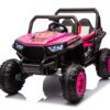 12V7A*2 30W*4 Four-Wheel Drive Leather Seat One Button Start, Forward And Backward, High And Low Speed, Music, Front Light, Power Display, Two Doors Can Open, 2.4G R / C, Seat Belt Four Wheel Absorber - Pink - Image 2