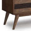 Clarkson - Low TV Stand - Rustic Natural Aged Brown - Image 5