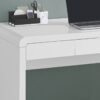 Computer Desk For Home Office, Storage Drawers, Contemporary & Modern - White - Image 9