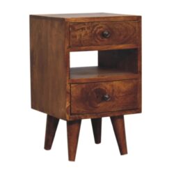 Mini Classic Multi Nightstand - Chestnut
