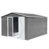 10' x 8' Garden Sheds Outdoor Storage Sheds - Gray - Image 4