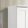 Evelyn - Sleek Storage Cabinet With Framed Panel Design - White - Image 6