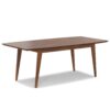 Draper - Mid Century Extendable Dining Table - Brown - Image 4