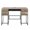 Desirre - Wirting Desk With USB Port - Oak - Image 2