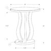 Accent Table, Side Mirror, Transitional - Silver - Image 6