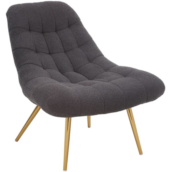 Aubrey - French Lounge Chair - Gray