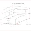 Rex - Left Chaise Sofa Module - Brown - Image 13