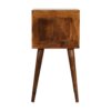 Mini 2 Drawer Nightstand - Chestnut - Image 9