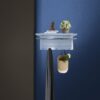 Esyspot - Modern Hook Wall Mounted Shelf - Blue - Image 3