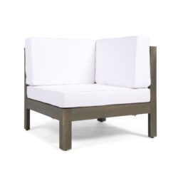 Oana - Corner Chair - White