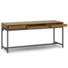 Banting - Mid Century Wide Desk - Medium Saddle Brown - Image 3