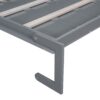 Queen Size Murphy Wall Bed With Cushion, Space Saving - Gray - Image 9