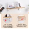 Laundry Room Folding Table Wall Mounted Folding Table For Small Spaces, Fold Down Desk, Workbench, Addition To Garage & Shed - Burly Wood - Image 11