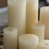 Unscented Soy Wax Candle (Set of 2) - Ivory - Image 3