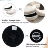 360° Swivel Accent Barrel Chair With Storage Ottoman & 4 Pillows, Modern Chenille Leisure Chair Round Accent For Living Room - Cream - Image 3