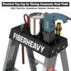 Fibreglass Step Ladder 6 Foot 250Lbs - Gray - Image 10