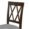 3 Piece Kitchen Dining Set With Drop Leaf Dining Table And 2 Dining Upholstered Chairs, Dining Room Set For Small Places - Brown - Image 17