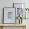 Fake Pencil Architectual Wall Art, Wall Decor Accent (Set of 2) - Silver - Image 5