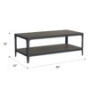 Drake - Coffee Table - Brown - Image 6