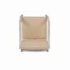 Outdoor Dinning Set 4 Person Outdoor Wooden Dinning Set With An Umbrella Hole And Removable Cushions For Patio, Backyard, Garden - Antique Gray - Image 14