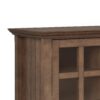 Acadian - TV Media Stand - Rustic Natural Aged Brown - Image 3