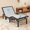 Ergonomic Twin Long Size Adjustable Bed With Zero Gravity Base - Gray - Image 3