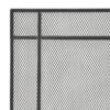 Markus - Modern Single Panel Iron Firescreen Black Brushed Silver - Image 8