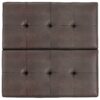 Dover - Lift Top Coffee Table Storage Ottoman - Distressed Brown - Image 3