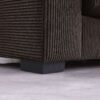 Naomi - 3 Piece Upholstered Sectional - Dark Brown - Image 3