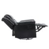 360° swivel And Rocking Home Theater Recliner Manual Recliner Chair With Wide Armrest For Living Room - Black - Image 18