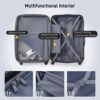 Hardshell Luggage Sets 4 Pieces + Bag Spinner Suitcase With Tsa Lock Lightweight - 16" / 20" / 24" / 28" Luggages - Pink - Image 5