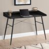 Computer Desk For Home Office, Laptop, Storage Shelves, Contemporary - Black - Image 9
