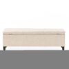 Glouster - Contemporary Storage Ottoman - Light Beige - Image 15