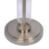 Echo - Table Lamp With On / Off Switch Clear Body Base - Clear / Silver / White - Image 4