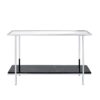 Angwin - Mirrored Faux Marble Console Table - Multi - Image 2