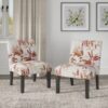 Verma - Floral Accent Chair - Red - Image 6